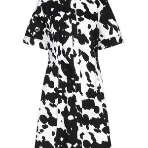 Diane Von Furstenberg Black and White Mini Dress